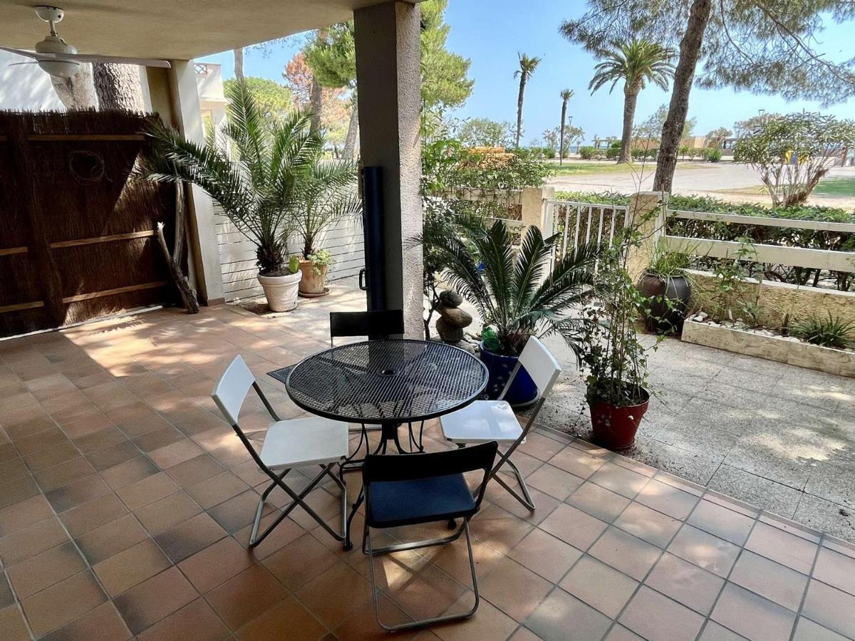 Studio Cabine Avec Terrasse 4 Pers, Acces Direct Plage, Tv, Animaux Admis - Argeles-Sur-Mer - Fr-1-225-798 Argelès-sur-Mer Exterior foto