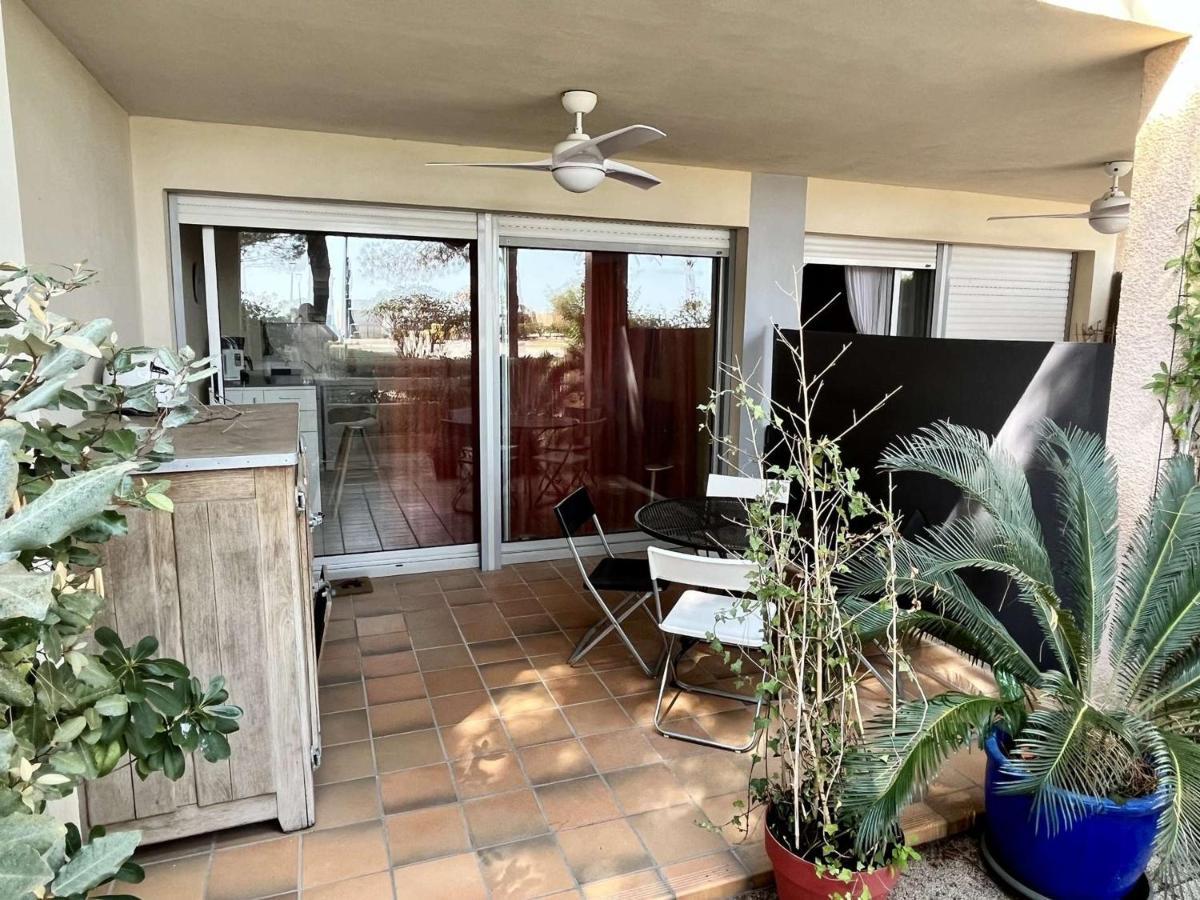 Studio Cabine Avec Terrasse 4 Pers, Acces Direct Plage, Tv, Animaux Admis - Argeles-Sur-Mer - Fr-1-225-798 Argelès-sur-Mer Exterior foto