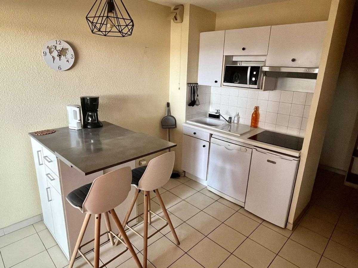 Studio Cabine Avec Terrasse 4 Pers, Acces Direct Plage, Tv, Animaux Admis - Argeles-Sur-Mer - Fr-1-225-798 Argelès-sur-Mer Exterior foto