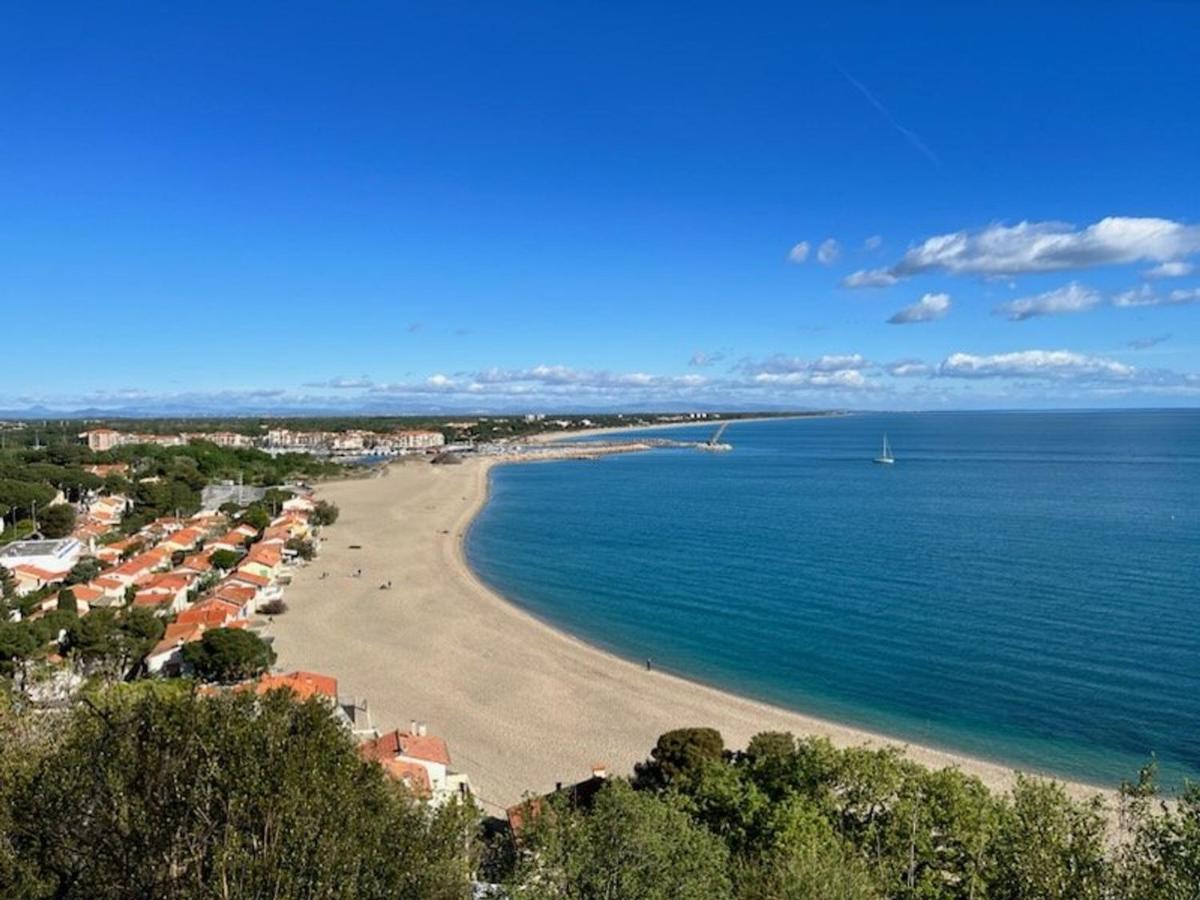 Studio Cabine Avec Terrasse 4 Pers, Acces Direct Plage, Tv, Animaux Admis - Argeles-Sur-Mer - Fr-1-225-798 Argelès-sur-Mer Exterior foto